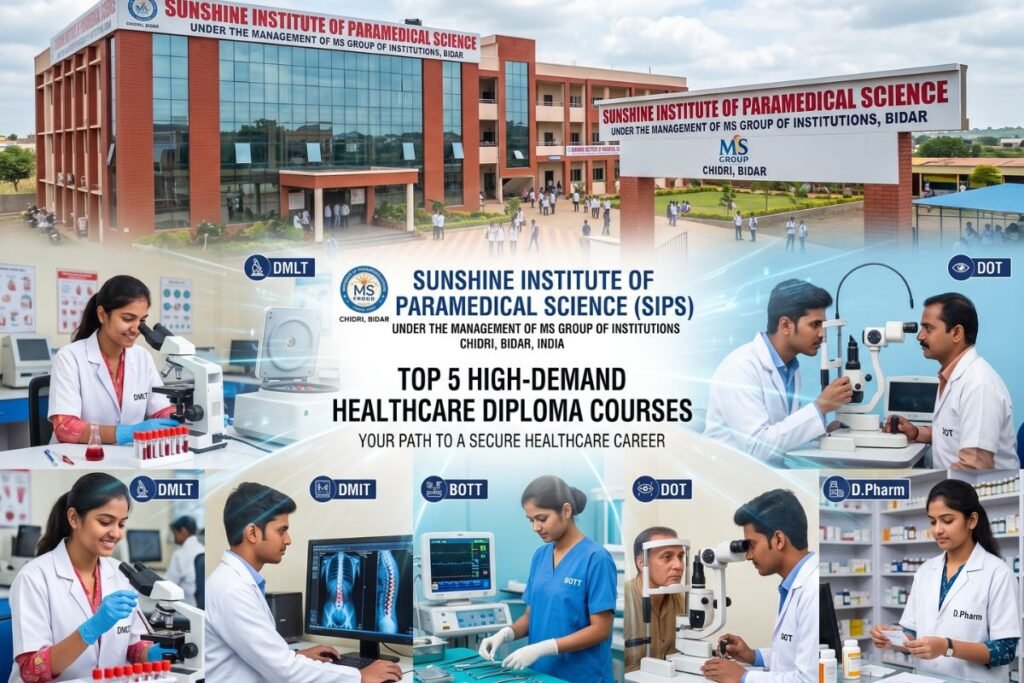 Top 5 High Demand Healthcare Diploma Courses to Pursue in Bidar After 12th Science