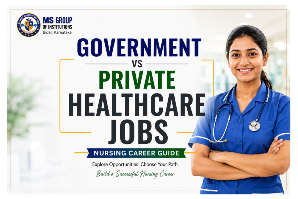 Government vs Private Healthcare Jobs : Nursing Career Guide